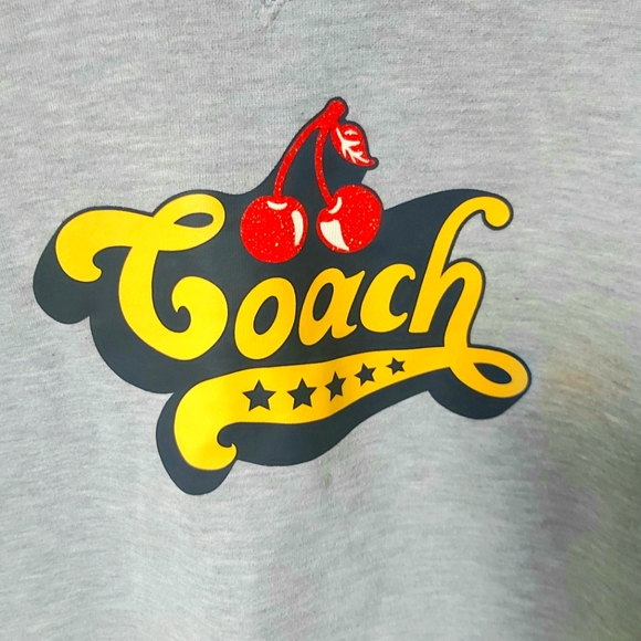 Vintage women's Coach Cherry Pullover Sweater - Picture 2 of 5